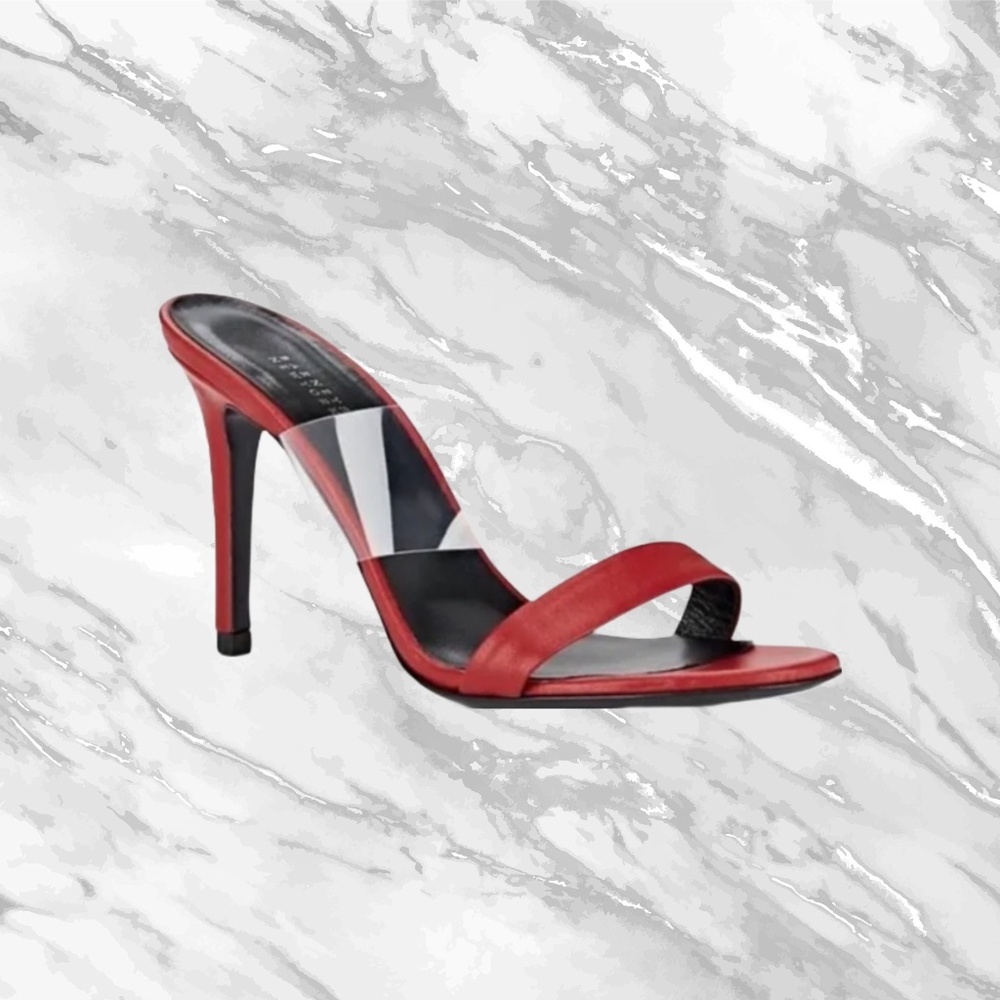 Barney’s New York — Leather and PVC Mules